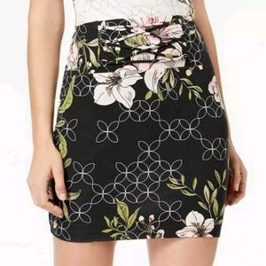 Guess Midnight Lily lace up skirt